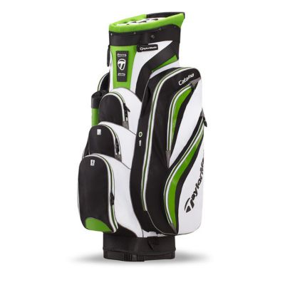Catalina Cart Bag Black/White/Chartreuse