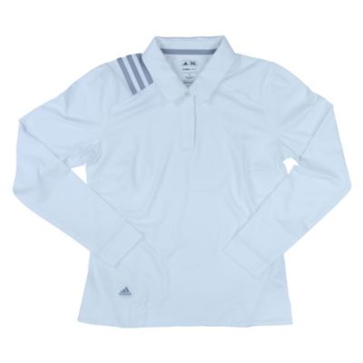 Women's Climalite 3S L/S Polo Shirt - White