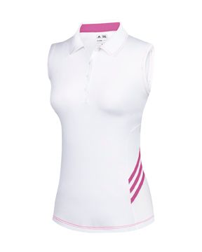 Women's Climacool 3S Sleeveless Polo - White