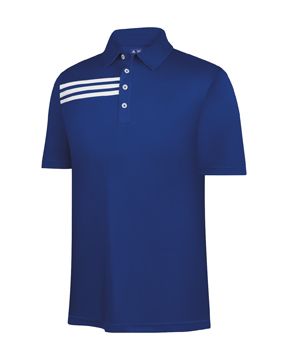 Men's Climacool 3-Stripe S/S Polo - Blue