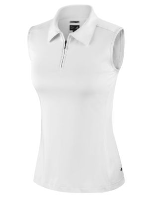 Women's ClimaCool Sleeveless Mesh Polo - Black