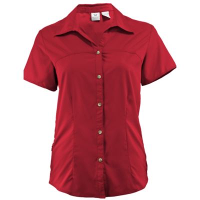 Women's Gobi Desert Short Sleeve Shirt - Red