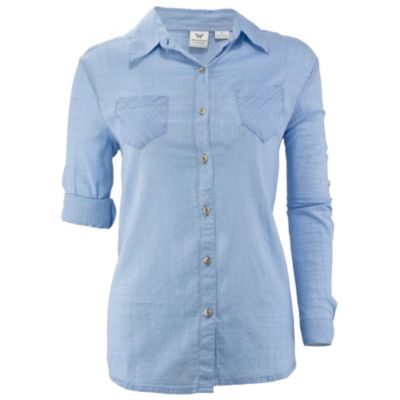 Women's Pauliana Overshirt - Light Blue /  Powder Blue