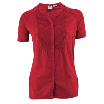 Women's Breezeeway Short Sleeve Shirt - Red
