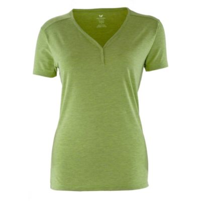 Women's Heather Taroko V-Neck Tee - Green