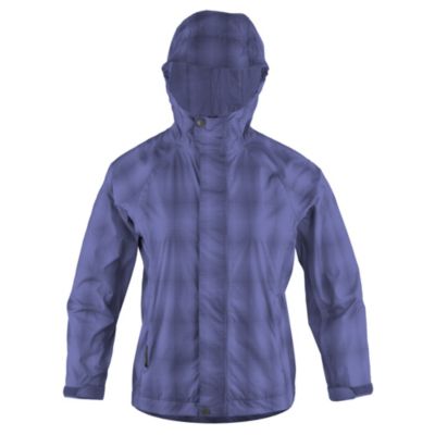 Women's Plaid Trabagon Jacket - Purple