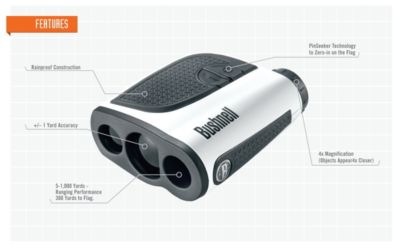 Medalist White 4x20 Laser Rangefinder
