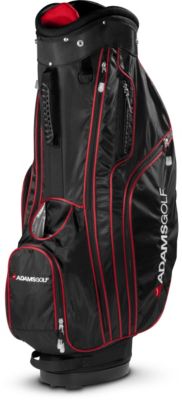 Titan 12 Cart Golf Bag - Black/Red
