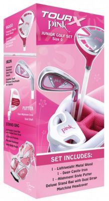 Tour X Pink Junior Golf Set - Ages 3-5