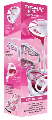 Tour X Pink Jr Golf Set - Age 5 - 7