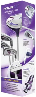 Tour X Purple Jr Golf Set - Age 8 - 11