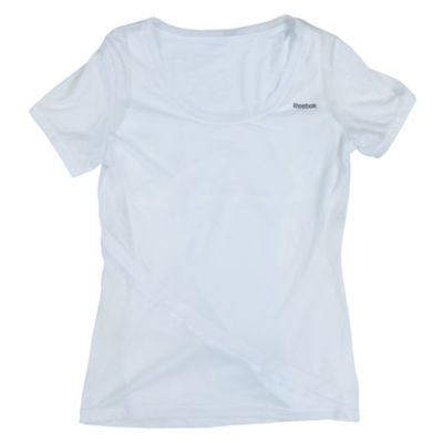 Women's Shapewear Double Layer S/S Top - White