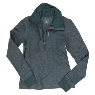 Women's XCF 1/4 Zip L/S Top - Charcoal