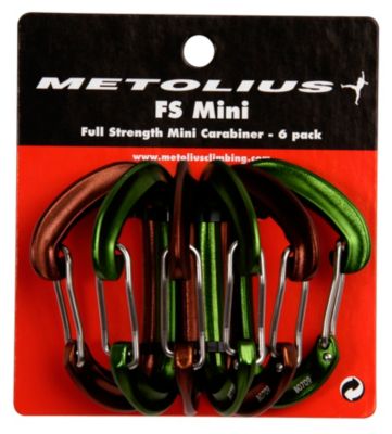 F.S. Mini Carabiner 6 Pack