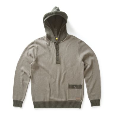 Men's Consequence L/S Hooded Sweater - Gray