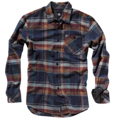 Boy's Obispo Flannel – Blue Patterned