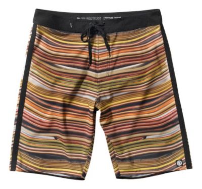 Men's Stacked Eco Flex Boardshort - Black Patterned