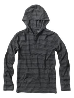 Men's Bowers Hooded Long Sleeve - Charcoal