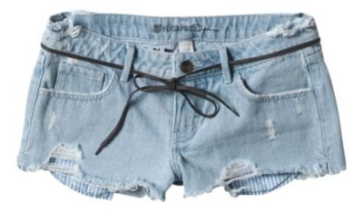 Women's Idol  Denim Short - Light Blue / Powder Blue