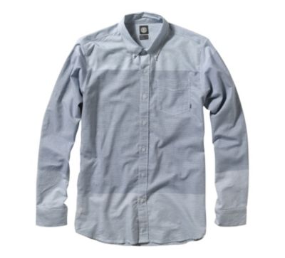Men's Alexander L/S Woven - Blue Patterned