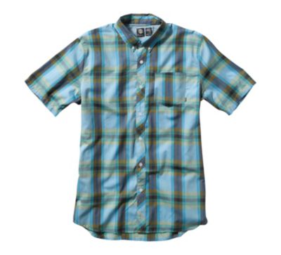 Men's Stanton S/S Woven - Blue Patterned