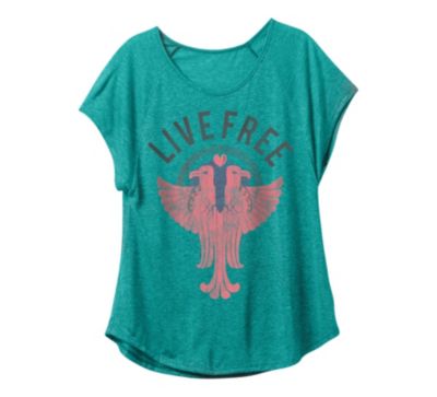 Women's Look Out Tee - Turquoise / Aqua