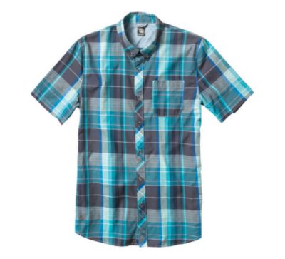 Men's Larchmont S/S Woven - Green Patterned