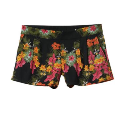 Women's St. Barts Short - Black Patterned