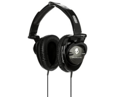 Skullcrusher Headphones - Black Pinstripe