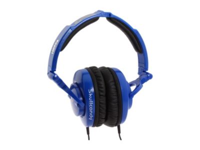 Skullcrusher Headphones - Blue Pinstripe