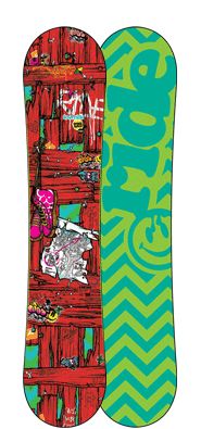Youth Lowride Snowboard - 125