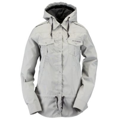 Women's Shacket Jacket - Gray