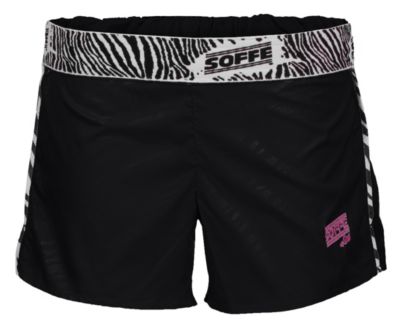 Girls' Nu Soccer Short - Black Patterned