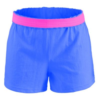 Girls' Contrast Band Cheer Short - Blue
