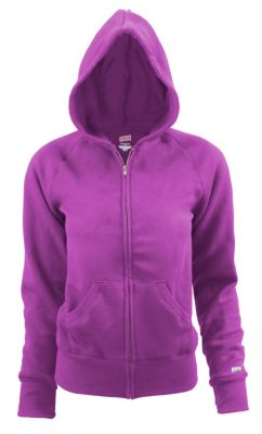 Girls' Rugby Zip Hoody - Purple