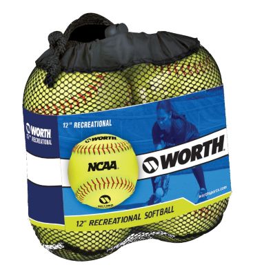 NCAA Fast Pitch Softballs - 4 Pack