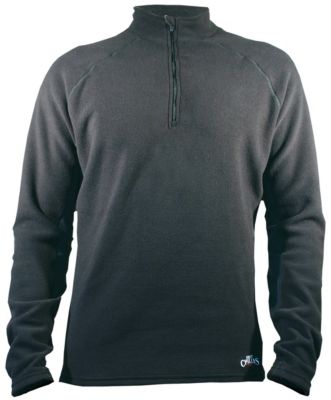 Men's La Montana Panel Zip-T - Black