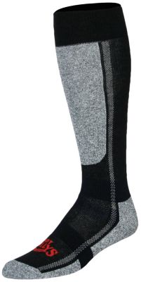 Men's Mid Volume Sock, X-Large - Black/Heather