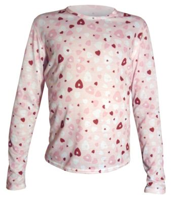 Girls Pepper Skins Print Crewneck - Pink