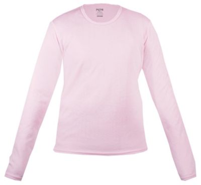 Girls Pepper Bi-Ply Crewneck - Pink
