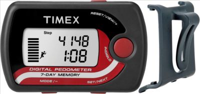 Pedometer Accelerometer (Black/Red)