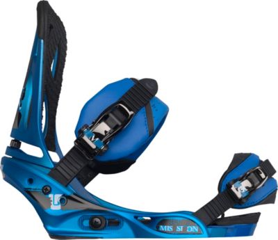 Men's  Mission Disc Snowboard Binding 2012 - Blue
