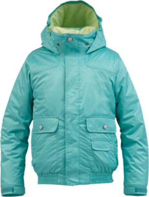 Girls' Twit Bomber Jacket - Turquoise / Aqua