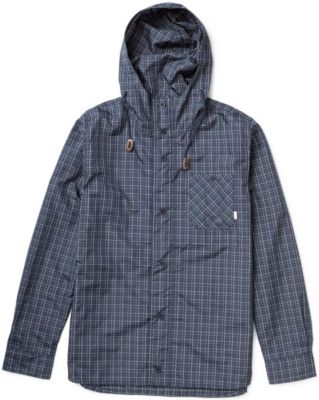 Men's Wind Shirt - Blue Patterned