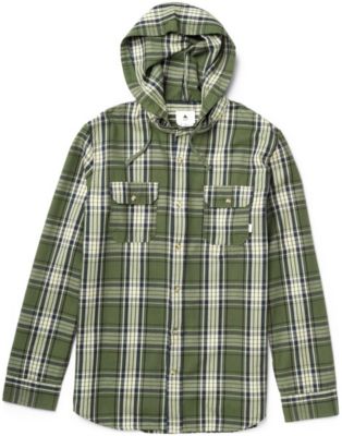 Men's Bernidge Woven Top - Olive Green