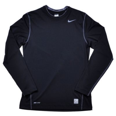 Men's Pro Fitted L/S Shirt - Black