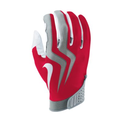Youth's Magnigrip Vapor Trail Football Gloves - Red