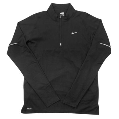 Men's Soft Hand 1/2 Zip Top - Black