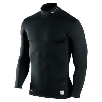 Men's Pro Thermal Cold Weather Tight MockShirt - Black