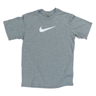 Boys' Ess Legend Ss Top - Gray